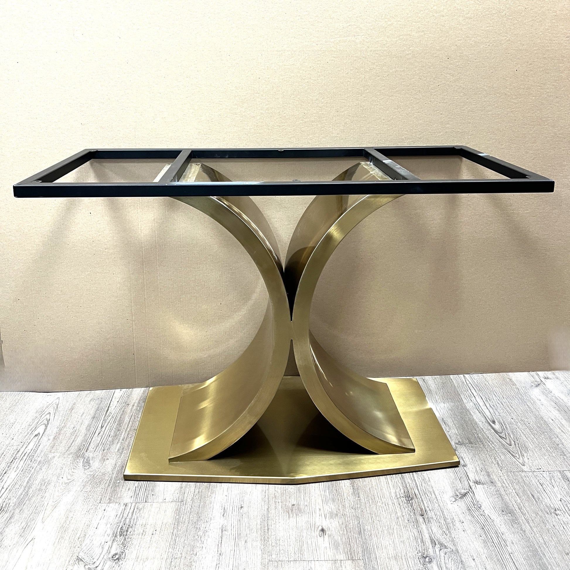 Dining Table Legs, Gold Dining Table Base, Dining Table Base, Brass Dining Table Base