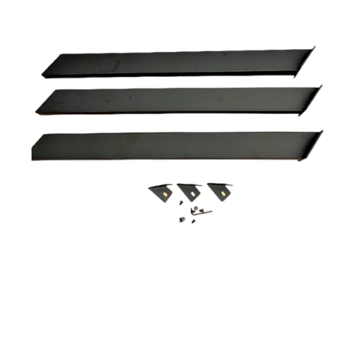 Twisted Tripod Dining Table Legs H28" x W26" - Black Powder Coated