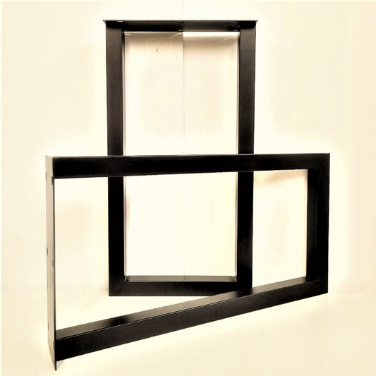 Metal Legs, Furniture Legs, Counter Height Legs, Counter Table Legs, Z Shape Legs, Table Base, Desk Base, Metal Base for Table