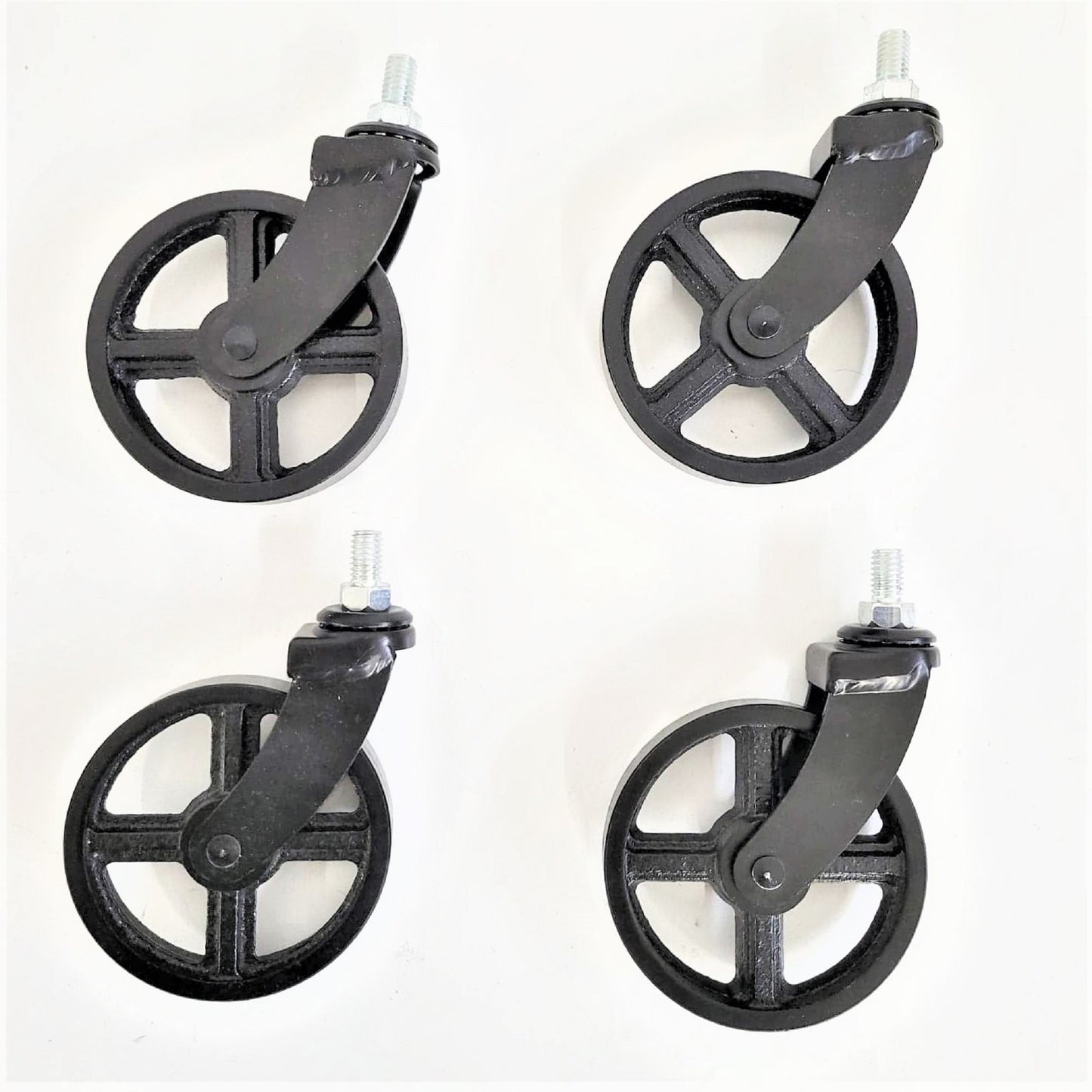 Cast Iron Casters, Metal Casters, Vintage Casters, Cast Iron Wheels