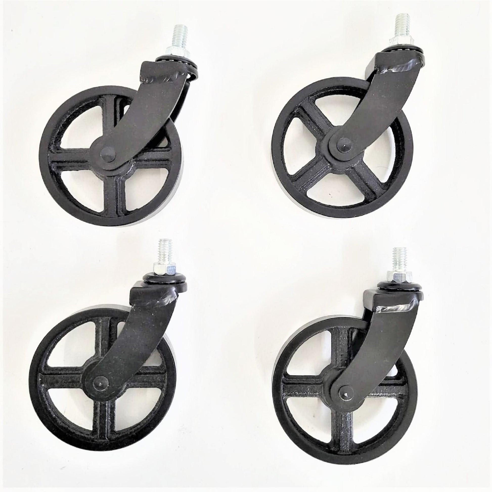 Cast Iron Casters, Metal Casters, Vintage Casters, Cast Iron Wheels