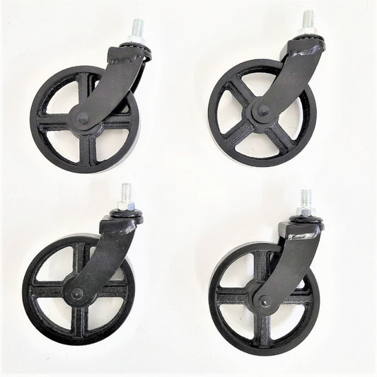 Cast Iron Casters, Metal Casters, Vintage Casters, Cast Iron Wheels