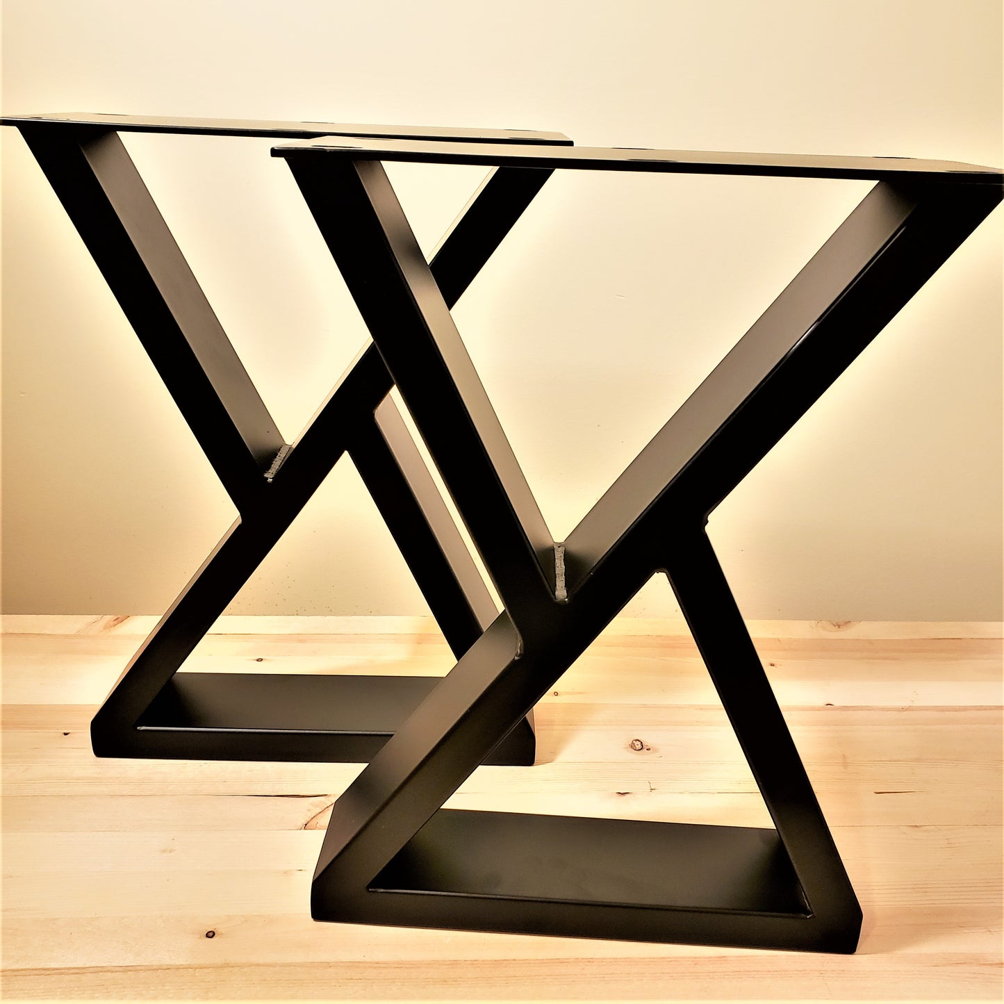 Coffee Table Legs, Bench Legs, Dining Table Legs, Metal Legs, Hairpin Legs, Furniture Legs, Steel Legs, DIY Woodworking, 16" Tall Table Legs, Z Shaped Table Legs, Z Table Legs, Z Bench Legs, Bench Legs