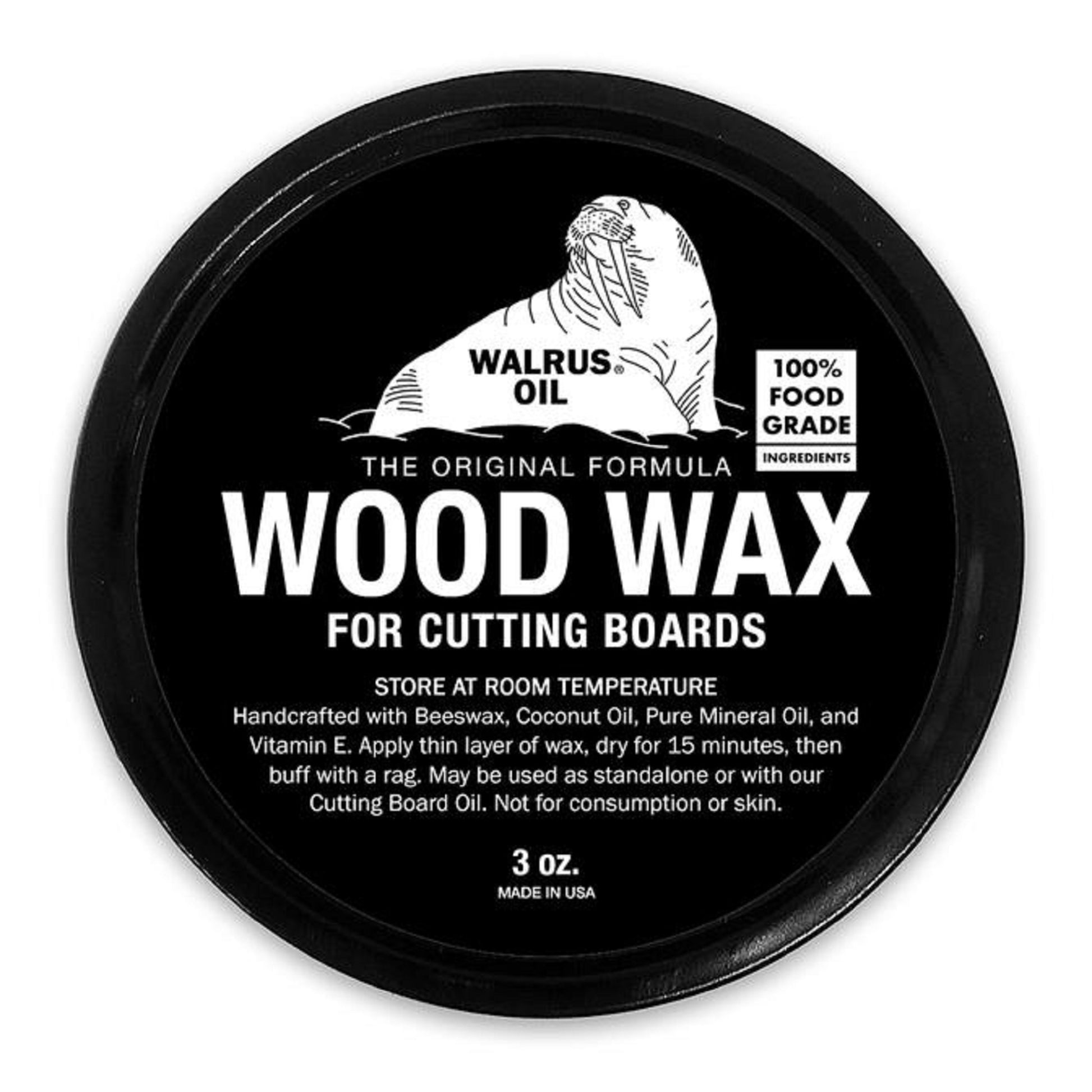 Food Safe Cutting Board Oil, Walrus Oil, Wood Wax, Charcuterie Board Oil