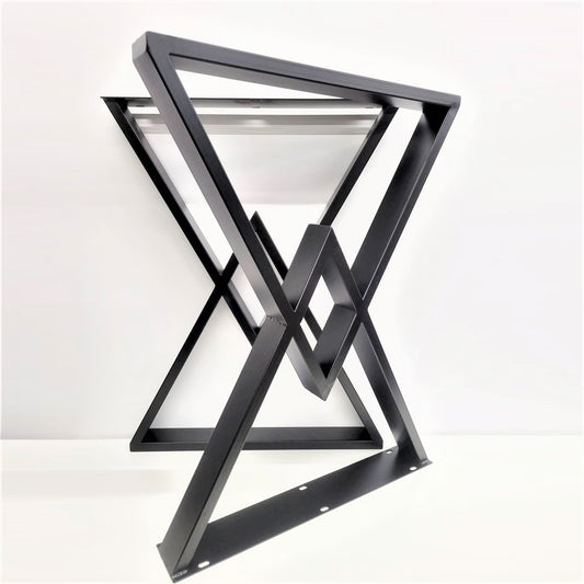 Metal Legs, Furniture Legs, Counter Height Legs, Counter Table Legs, Diamond Shape Legs, Table Base, Desk Base, Metal Base for Table