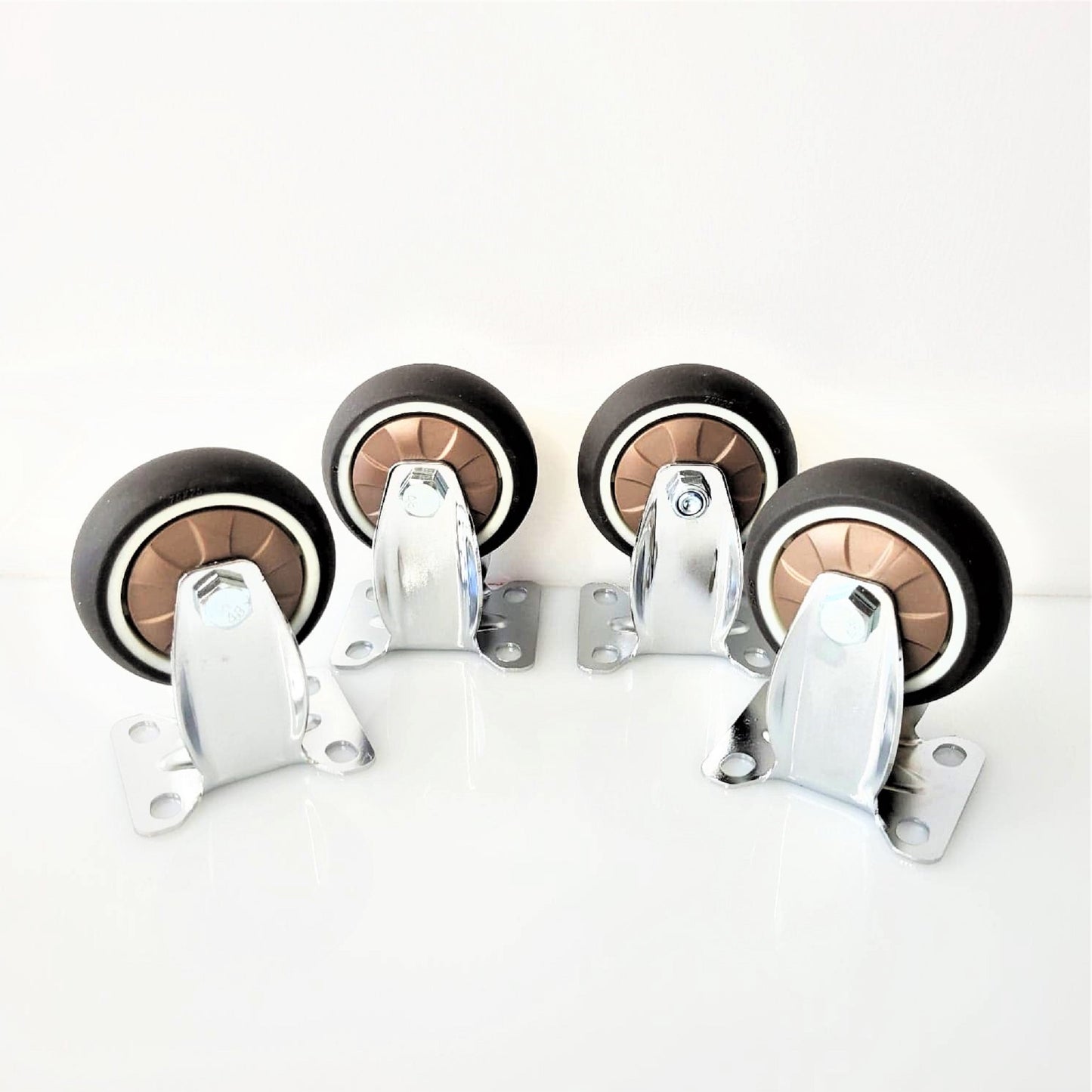 3" TPR Caster Wheels - Set of 4 Pcs
