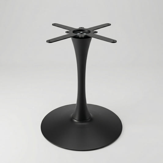 H28  x W23.5 Tulip Shaped Dining Table Leg KD- Black