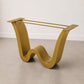 H28 x L53 x W20 Wavy Shape Rectangular / Oval Dining Table Base