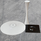 H28  x W24  Tulip Shaped Dining Table Leg KD- White.