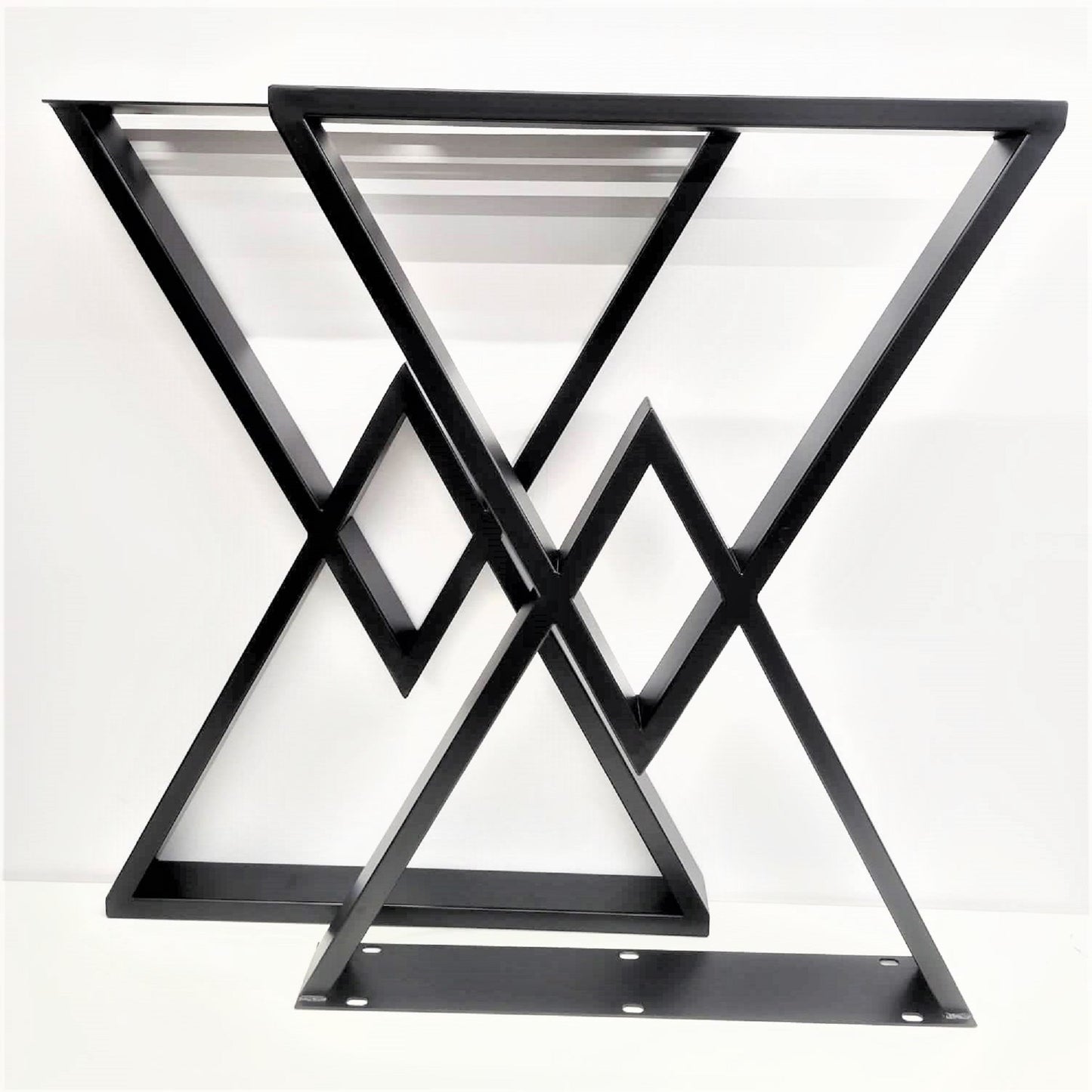 Metal Legs, Furniture Legs, Counter Height Legs, Counter Table Legs, Diamond Shape Legs, Table Base, Desk Base, Metal Base for Table